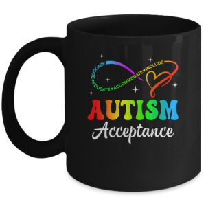 Autism Awareness Acceptance Infinity Symbol Men Women Kid Coffee Mug