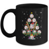 Pickleball Christmas Tree Santa Pickleball X Mas Lights Coffee Mug