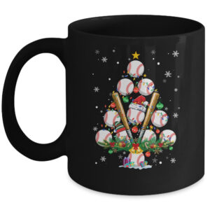 Pickleball Christmas Tree Santa Pickleball X Mas Lights Coffee Mug
