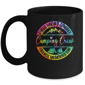 Camping Crew Funny Campfire Camping Life Happy Camper Coffee Mug