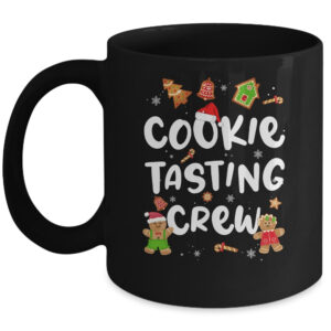 Christmas Cookie Tasting Crew Funny Pajamas Family Xmas Coffee Mug