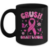 Crush Breast Cancer Awareness Month Pink Ribbon Groovy Coffee Mug