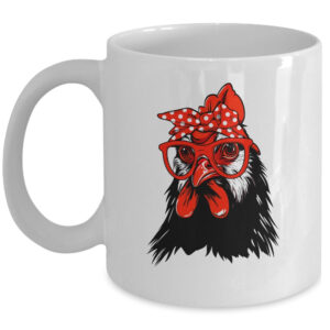 Funny Chicken Halloween Costume Spooky Season Chickens Witch Coffee Mug