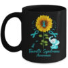 Peace Love Cure Purple Ribbon Epilepsy Awareness Coffee Mug