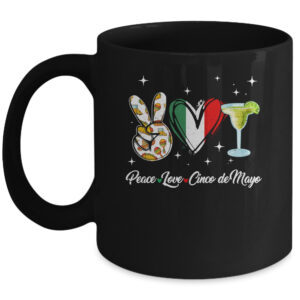 Flamingo Drinking Margarita Mexican Poncho Cinco De Mayo Coffee Mug