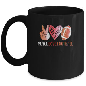 Softball Player Girls Peace Love Softball Women Coffee Mug