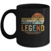 Husband Dad Volleyball Legend Vintage Fathers Day Coffee Mug