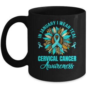 Childhood Cancer Awareness In September Wear Gold Sunflower Coffee Mug