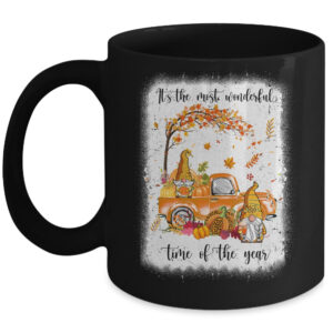 It's The Most Wonderful Time Of The Year Gnomes Bleached Coffee Mug