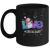 Bowling Christmas Tree Santa Bowling X Mas Lights Coffee Mug