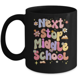 Next Stop Middle School Groovy Elementary School Graduation Coffee Mug