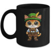 Oktoberfest Cat Funny German Bavarian Lederhosen Cat Lover Coffee Mug