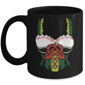 Christmas Rooster Xmas Farmer Chicken Lights Snowflakes Coffee Mug