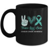 Lupus Awareness Warrior Survivor Purple Butterflies Heart Coffee Mug