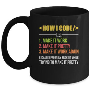Programmer Coder Funny Design Developer Programming Coding Coffee Mug