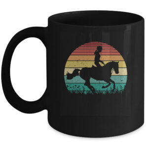 Retro Horse Lover Horseback Riding Cowgirl Western Coffee Mug