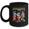Funny Christmas Tennis Balls Santa Snowman Coffee Mug