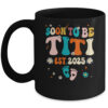 Soon To Be Titi Est 2025 Pregnancy Announcement Groovy Coffee Mug