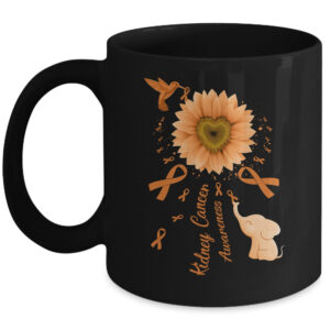 Diabetes Awareness Peace Love Cure Leopard Coffee Mug