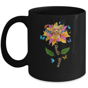 Sunflower Poodle Mom Dog Lover Mothers Day Coffee Mug
