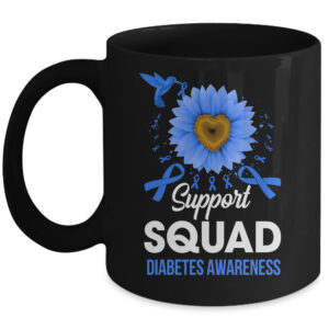 Sunflower Hummingbird Elephant Peritoneal Cancer Awareness Coffee Mug