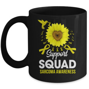 Elephant Purple Ribbon Alzheimer's Awareness Sunflower Coffee Mug
