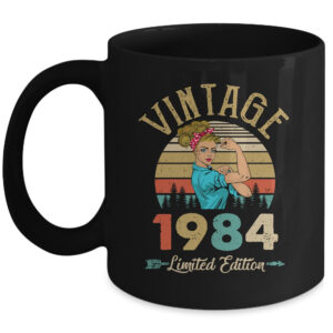 Vintage 1984 40th Birthday Women 40 Years Old Coffee Mug